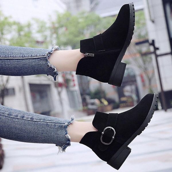 boots women's flock warmer hiking snow fashion shoes woman elegant buckle strap flat comfortable round toe slip-on, Black
boots women's flock warmer hiking snow fashion shoes woman elegant buckle strap flat comfortable round toe slip-on, Black