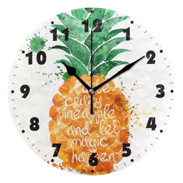 crazy pineapple 10 inch battery operated quartz analog quiet desk clock for home,office,school wall clocks
crazy pineapple 10 inch battery operated quartz analog quiet desk clock for home,office,school wall clocks