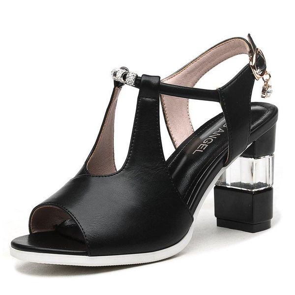 sandals mature women's fashion simple classic with heel outer wear elegant all-match solid color outdoor female 2021, Black
sandals mature women's fashion simple classic with heel outer wear elegant all-match solid color outdoor female 2021, Black