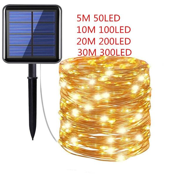strings solar led light outdoor 30m 300led / 5m 50 waterproof garland lights for garden decoration
strings solar led light outdoor 30m 300led / 5m 50 waterproof garland lights for garden decoration