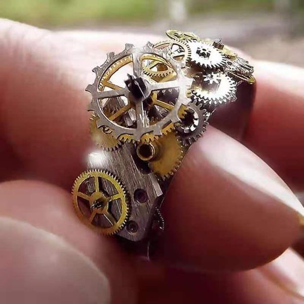 wedding rings trendy exquisite process machinery precision silver color dial for women men punk engagement jewelry party gifts, Slivery;golden
wedding rings trendy exquisite process machinery precision silver color dial for women men punk engagement jewelry party gifts, Slivery;golden