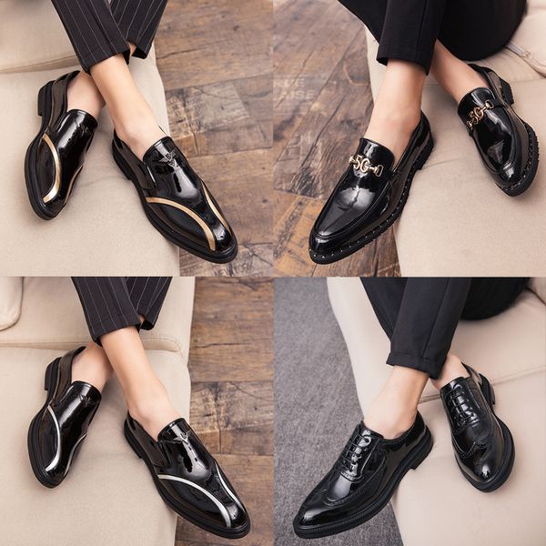 men's casual leather sho, Black
men's casual leather sho, Black