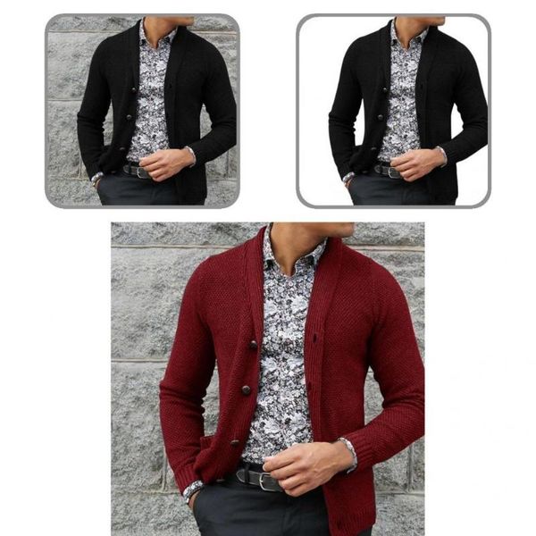 men's sweaters cardigan sweater buttons turndown collar coat solid color lapel men, White;black
men's sweaters cardigan sweater buttons turndown collar coat solid color lapel men, White;black