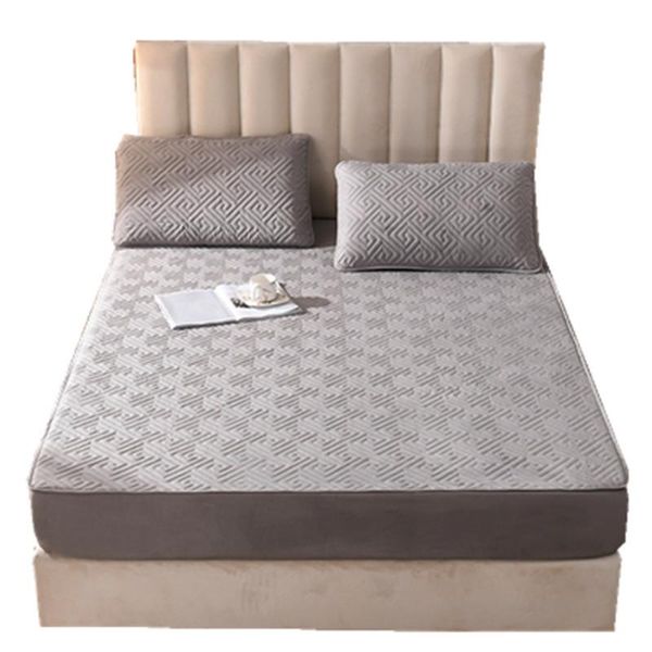 sheets & sets pure color bed sheet, quilted all-inclusive thickening bedspread, non-slip mattress protection cover customization
sheets & sets pure color bed sheet, quilted all-inclusive thickening bedspread, non-slip mattress protection cover customization