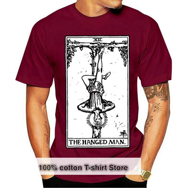 men's t-shirts t shirt men the hanged man tarot card major arcana fortune telling occult s pure cotton short sleeve tee present, White;black
men's t-shirts t shirt men the hanged man tarot card major arcana fortune telling occult s pure cotton short sleeve tee present, White;black