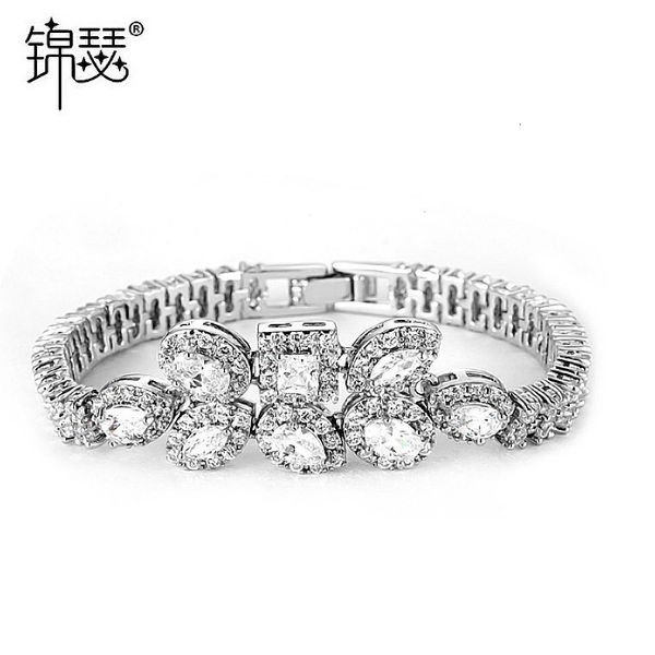 bangles bracelet jinse love luxury aaa zircon zirconium diamond girl, Black 
bangles bracelet jinse love luxury aaa zircon zirconium diamond girl, Black