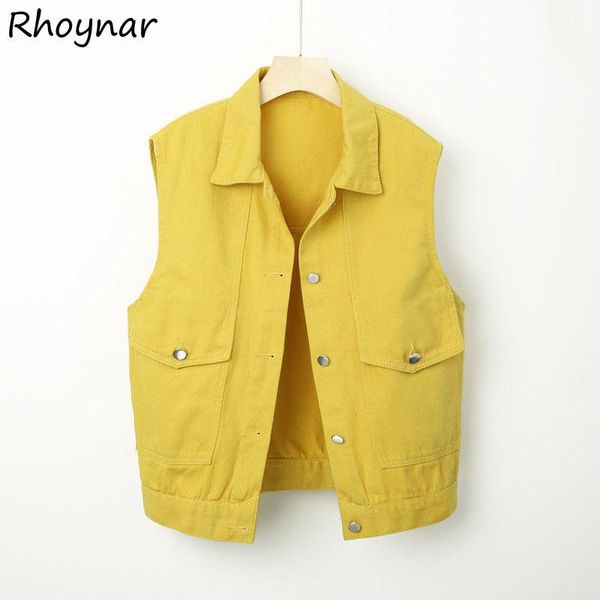 women's vests women 5 colors simple turn down collar denim oversize s-5xl spring autumn pockets single breasted casual ulzzang loose in, Black;white
women's vests women 5 colors simple turn down collar denim oversize s-5xl spring autumn pockets single breasted casual ulzzang loose in, Black;white