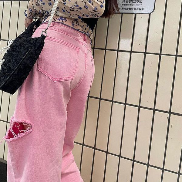 women's jeans y2k aesthetic ripped women pastel goth harajuku punk casual denim pants emo alt hip-hop korean fashion vintage clothes, Blue
women's jeans y2k aesthetic ripped women pastel goth harajuku punk casual denim pants emo alt hip-hop korean fashion vintage clothes, Blue