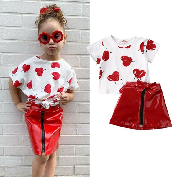 1-5 years girls valentines days clothes kid baby girl clothes sets love print t shirts leather skirt summer girls outfit, White;black
1-5 years girls valentines days clothes kid baby girl clothes sets love print t shirts leather skirt summer girls outfit, White;black
