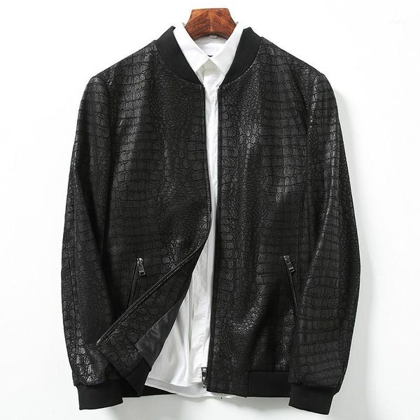 men's leather & faux 2021 genuine jacket men motorcycle bomber real sheepskin coat baseball collar chaqueta cuero hombre 7589 kj2181, Black
men's leather & faux 2021 genuine jacket men motorcycle bomber real sheepskin coat baseball collar chaqueta cuero hombre 7589 kj2181, Black