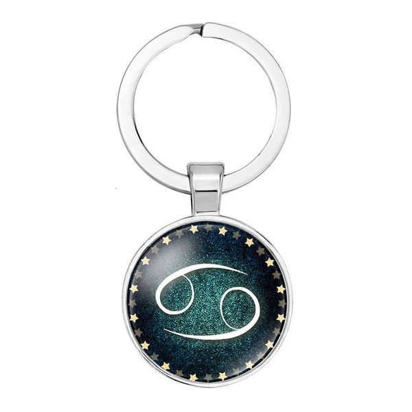 fine key chain selling ring jewelry pendant twelve constellations time gem glass, Silver
fine key chain selling ring jewelry pendant twelve constellations time gem glass, Silver