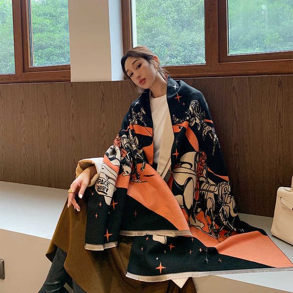 autumn and winter scarf 2021 imitation cashmere street style starry sky war air conditioning shawl scarf women, Blue;gray
autumn and winter scarf 2021 imitation cashmere street style starry sky war air conditioning shawl scarf women, Blue;gray