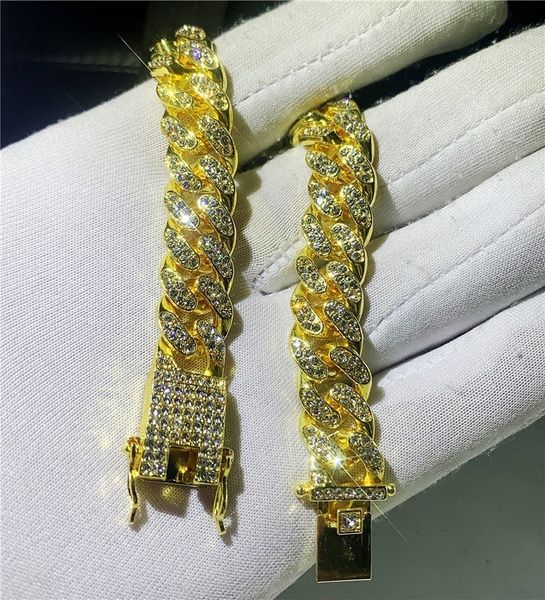hip hop fashion iced out fashion bracelets high gold cuban link chain miami bracelet hip hop jewelry 125 t2, Golden;silver
hip hop fashion iced out fashion bracelets high gold cuban link chain miami bracelet hip hop jewelry 125 t2, Golden;silver