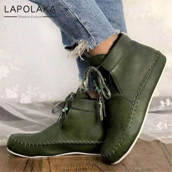 boots lapolaka 2021 warm plush flat heels comfortable shoes woman booties green pearl solid winter ankle ladies, Black
boots lapolaka 2021 warm plush flat heels comfortable shoes woman booties green pearl solid winter ankle ladies, Black
