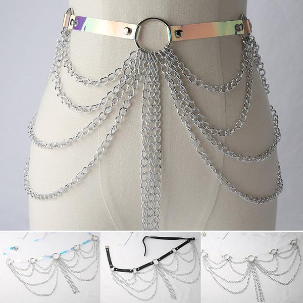 belts goth punk style waist accessories adjustable festival girls jewelry fashion 1pcs strap belt leather body harness chain, Black;brown
belts goth punk style waist accessories adjustable festival girls jewelry fashion 1pcs strap belt leather body harness chain, Black;brown