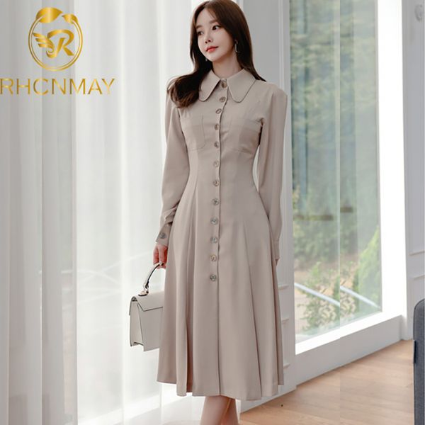 new chic windbreaker style dresses 2021 autumn winter elegant single breasted femme vestidos solid color swing dressswimwear bathing suits s, Black;gray
new chic windbreaker style dresses 2021 autumn winter elegant single breasted femme vestidos solid color swing dressswimwear bathing suits s, Black;gray