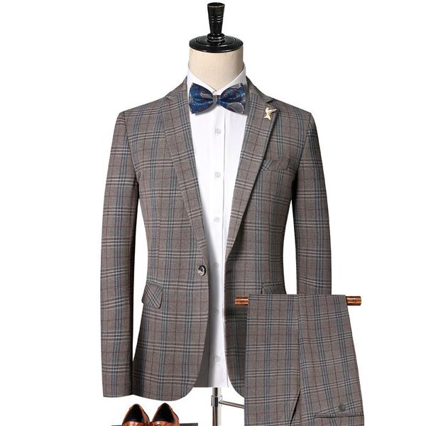 men's suits & blazers (jackets+pants) men pure cotton business blazers/male slim fit plaid groom's wedding dress/man 2 pieces s, White;black
men's suits & blazers (jackets+pants) men pure cotton business blazers/male slim fit plaid groom's wedding dress/man 2 pieces s, White;black