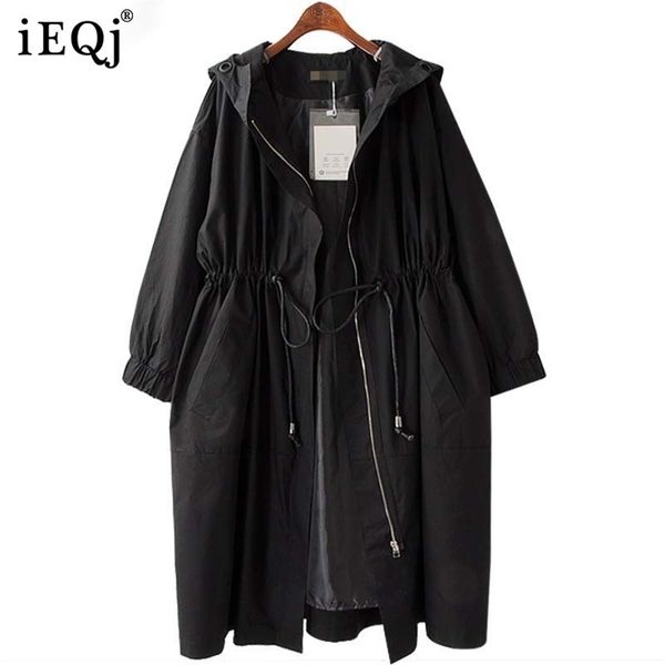 casual windbreaker women ieqj fashion spring autumn long sleeve hooded collar adjustable waist patchwork pockets ac641 210914, Tan;black
casual windbreaker women ieqj fashion spring autumn long sleeve hooded collar adjustable waist patchwork pockets ac641 210914, Tan;black