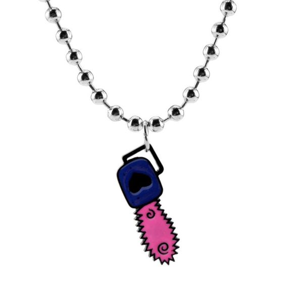 horror movie saw necklace chainsaw metal enamel charm pendant bead chain for men women halloween jewelry gift cosplay necklaces, Silver
horror movie saw necklace chainsaw metal enamel charm pendant bead chain for men women halloween jewelry gift cosplay necklaces, Silver