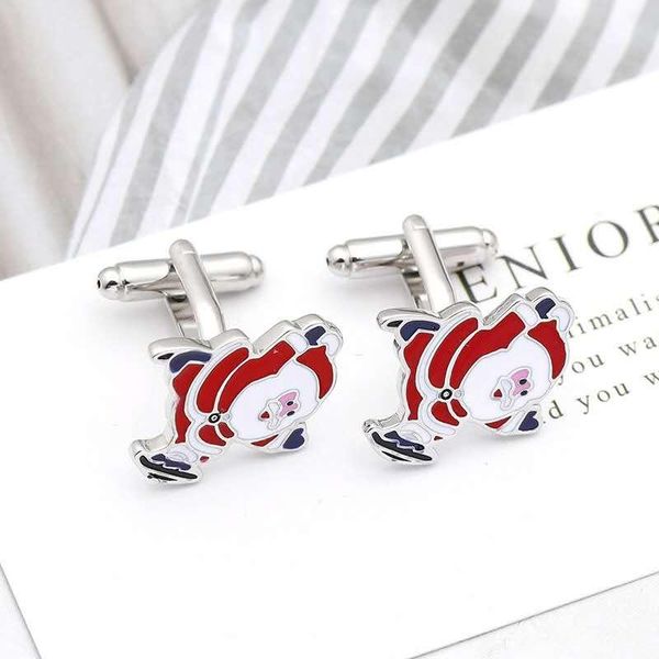 cuff link and tie clip sets full copper christmas old man cufflinks red painted men's french shirt jewelry gift, Silver;golden
cuff link and tie clip sets full copper christmas old man cufflinks red painted men's french shirt jewelry gift, Silver;golden