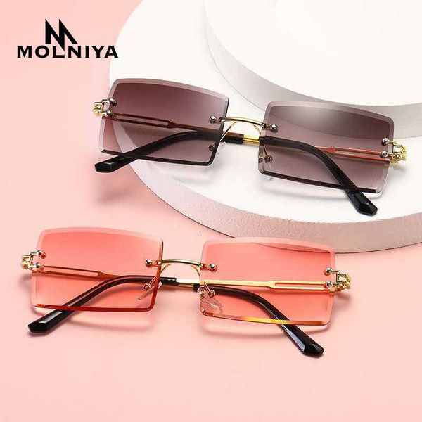 sun glasses 2021 retro glasses women brand designer fashion rimless gradient shades cutting lens ladies frameless eyeglasses, White;black
sun glasses 2021 retro glasses women brand designer fashion rimless gradient shades cutting lens ladies frameless eyeglasses, White;black