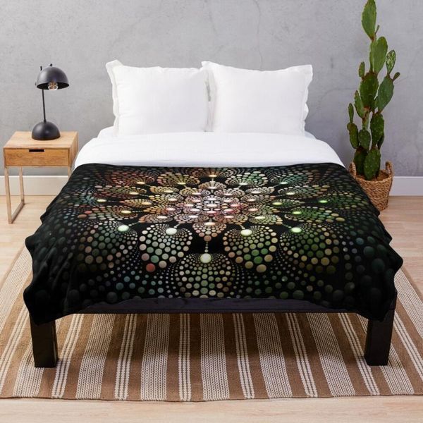 pointillism energy mandala in green blanket snowflake wool coral fleece bedspread blankets portable
pointillism energy mandala in green blanket snowflake wool coral fleece bedspread blankets portable