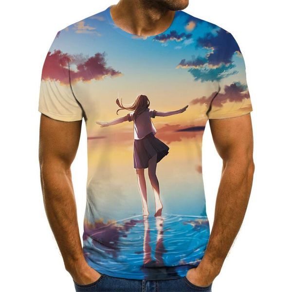 men's t-shirts sky landscape t-shirt 3d digital printing men and women breathable quick-drying casual short sleeves, White;black
men's t-shirts sky landscape t-shirt 3d digital printing men and women breathable quick-drying casual short sleeves, White;black