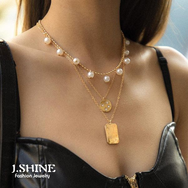 jshine fashion geometric rhinestone circle coin pendant necklace boho simulated pearls bead chain punk choker for women chains, Silver
jshine fashion geometric rhinestone circle coin pendant necklace boho simulated pearls bead chain punk choker for women chains, Silver