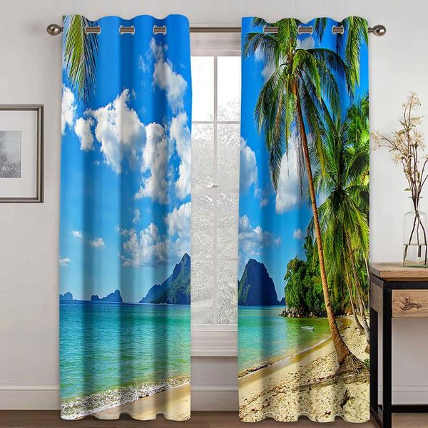 printing summer vacation beach scenery bedroom guest shade hall curtain suit with hook accessories & drapes
printing summer vacation beach scenery bedroom guest shade hall curtain suit with hook accessories & drapes