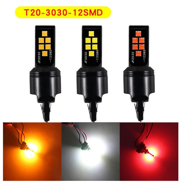 4pcs/lot super bright lights t20 7440 3030 12smd led bulbs car turn signal light auto brake lamp taillights12v
4pcs/lot super bright lights t20 7440 3030 12smd led bulbs car turn signal light auto brake lamp taillights12v