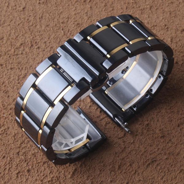 watch bands luxury ceramic watchband 18mm 20mm 22mm 24mm for bracelet black with gold strap stainless steel buckele band, Black;brown
watch bands luxury ceramic watchband 18mm 20mm 22mm 24mm for bracelet black with gold strap stainless steel buckele band, Black;brown