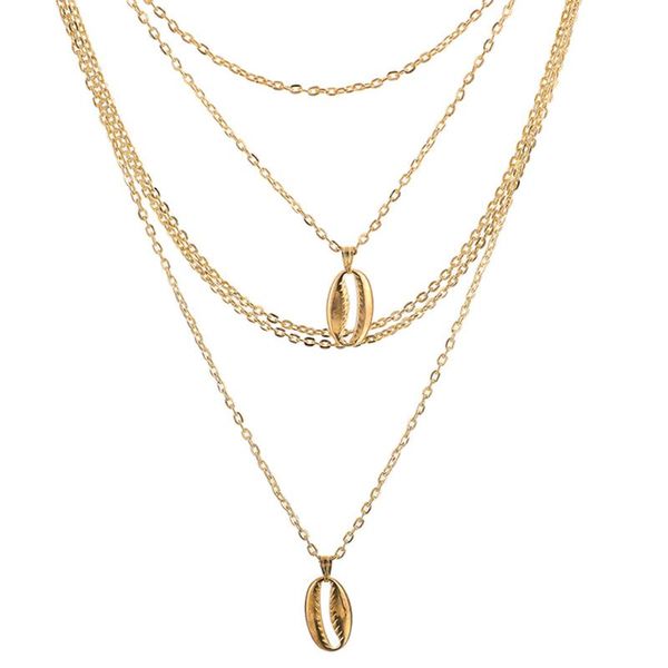 pendant necklaces creative decorative sleek minimalist shell exaggerated multi-layer necklace jewelry s fashion ladies accessories, Silver
pendant necklaces creative decorative sleek minimalist shell exaggerated multi-layer necklace jewelry s fashion ladies accessories, Silver