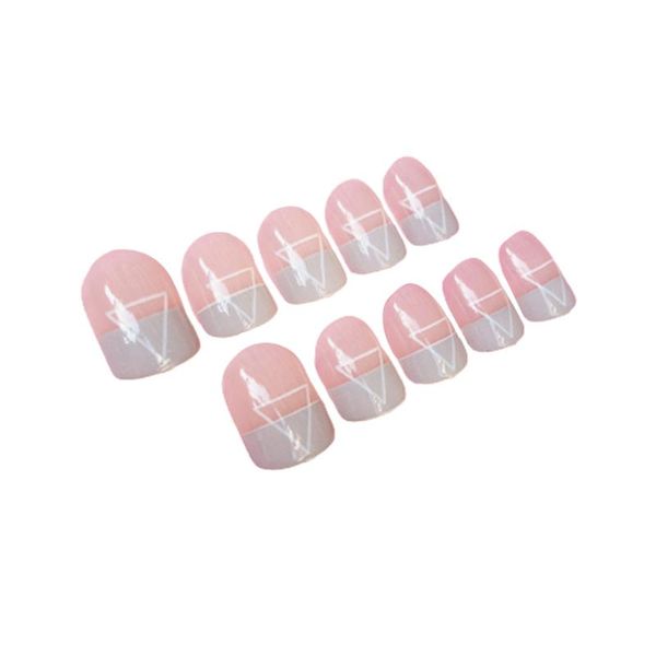 french style triangle fashion soft nails patch waterproof artificial false nail extension for decoration, Red;gold
french style triangle fashion soft nails patch waterproof artificial false nail extension for decoration, Red;gold