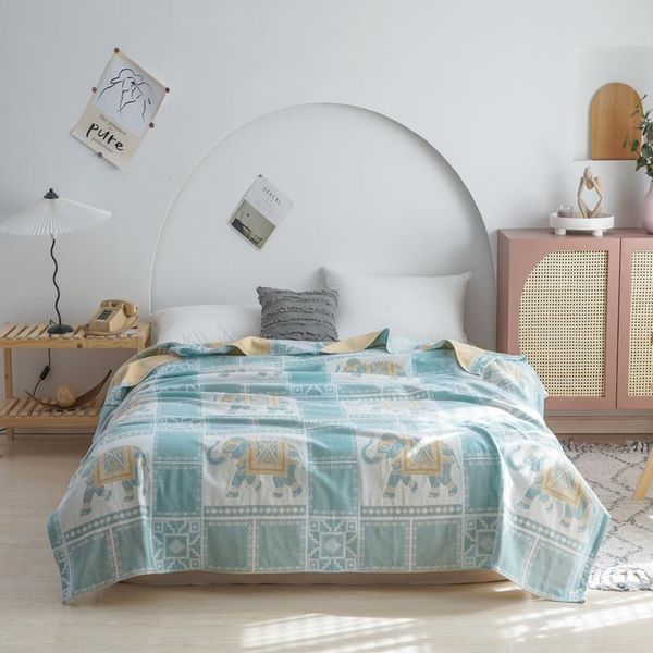blankets bohemia style double layer gauze blanket elephant quilt breath y 150*200 ab side jacqaurd 100% cotton soft thread cover
blankets bohemia style double layer gauze blanket elephant quilt breath y 150*200 ab side jacqaurd 100% cotton soft thread cover