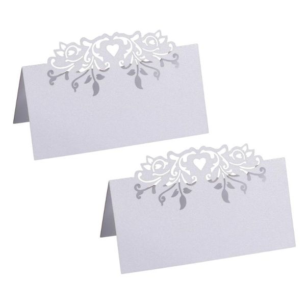 hollow floral cut name place table decoration small tent cards for wedding party - white greeting
hollow floral cut name place table decoration small tent cards for wedding party - white greeting