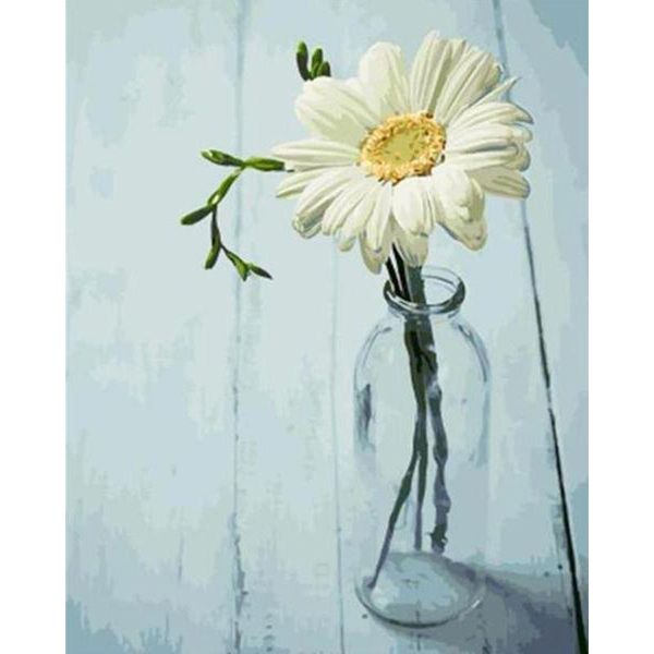 frame white chrysanthemum diy painting by number modern wall art hand painted oil for home paintings
frame white chrysanthemum diy painting by number modern wall art hand painted oil for home paintings