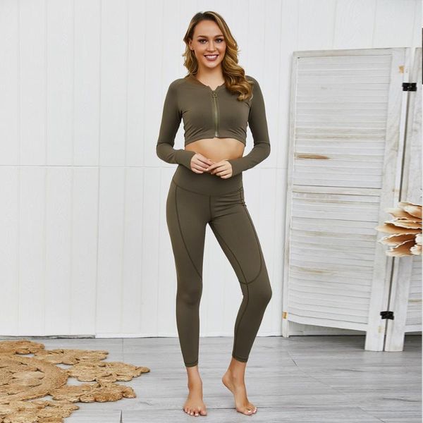 yoga outfit 2021 women 2 pcs fitness sports suits gym long sleeve shirts high waist running leggings workout pants+jacket set
yoga outfit 2021 women 2 pcs fitness sports suits gym long sleeve shirts high waist running leggings workout pants+jacket set
