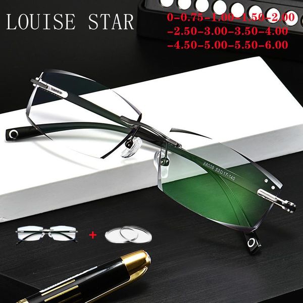 sunglasses prescription mirror fashion frameless flat business office progressive blue light myopia male titanium alloy glasses, White;black
sunglasses prescription mirror fashion frameless flat business office progressive blue light myopia male titanium alloy glasses, White;black