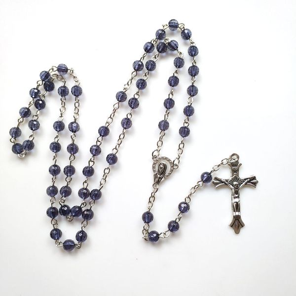acrylic transparent beads strand cross pendant necklace the rosories for men women religious jewelry, Silver
acrylic transparent beads strand cross pendant necklace the rosories for men women religious jewelry, Silver