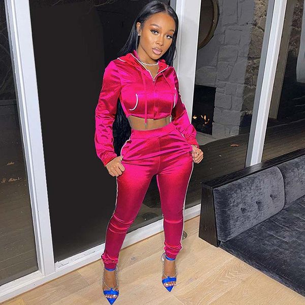 women's two piece pants velvet set women sweat suits hoodies long sleeve cropped jacket and sweatpants joggers casual tracksuit sportwe, White
women's two piece pants velvet set women sweat suits hoodies long sleeve cropped jacket and sweatpants joggers casual tracksuit sportwe, White