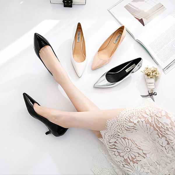 dress shoes fashion patent leather women med heels black/white/nude/silver classic spring/summer/autumn lady casual female
dress shoes fashion patent leather women med heels black/white/nude/silver classic spring/summer/autumn lady casual female