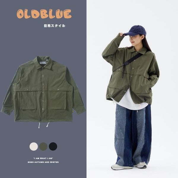 men's clothing autumn and winter 2021 tooling coat women's loose casual big pocket jacket fashion 248 jackets, Black;brown
men's clothing autumn and winter 2021 tooling coat women's loose casual big pocket jacket fashion 248 jackets, Black;brown