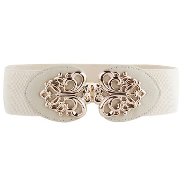 belts women metallic retro flower elastic stretchy dress narrow waist belt band, beige, Black;brown
belts women metallic retro flower elastic stretchy dress narrow waist belt band, beige, Black;brown