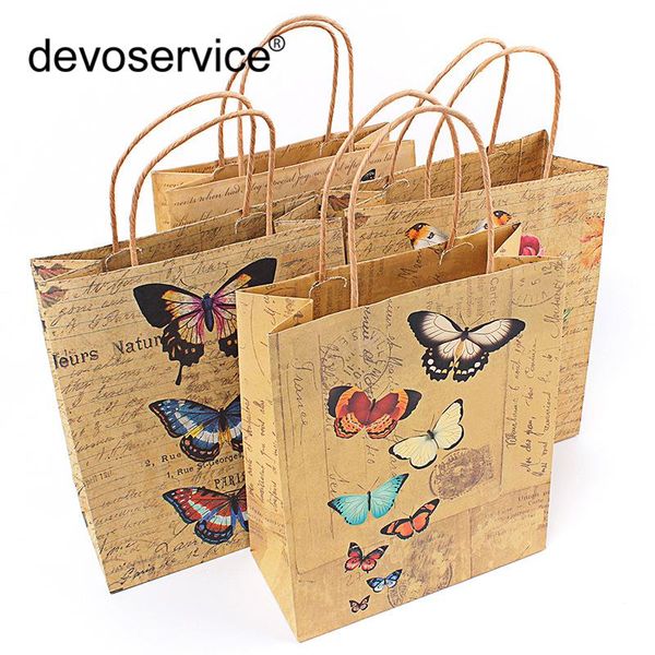 gift wrap 1pc butterfly kraft paper bag with wedding party handle fashionable shoes candy bags birthday supplies
gift wrap 1pc butterfly kraft paper bag with wedding party handle fashionable shoes candy bags birthday supplies