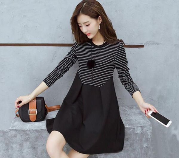 summer women clothing stripped print long sleeve high waist patchwork a line thin dress casual dresses, Black;gray
summer women clothing stripped print long sleeve high waist patchwork a line thin dress casual dresses, Black;gray