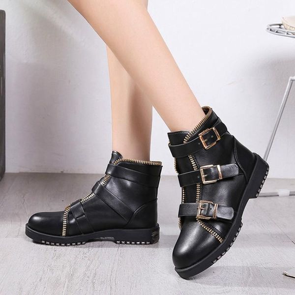 boots women fashion zipper shoes woman ankle fit for ladies 4cm heel winter autumn rubber 35-40, Black
boots women fashion zipper shoes woman ankle fit for ladies 4cm heel winter autumn rubber 35-40, Black