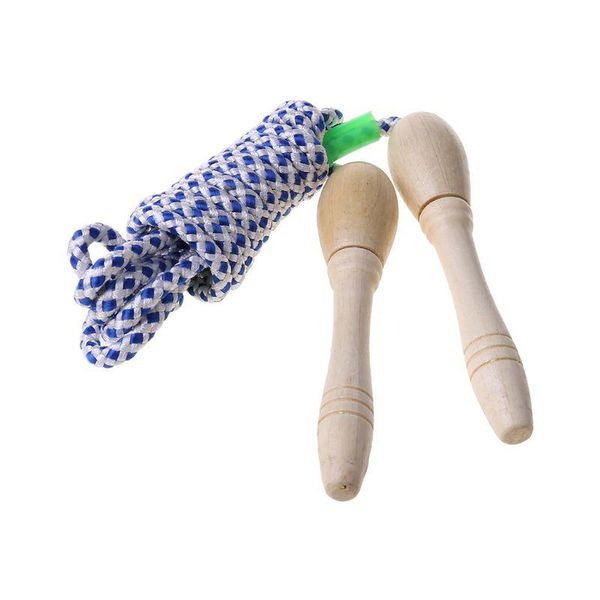 jump ropes 2.8m skipping wooden handle rope exercise body building fitness equipment
