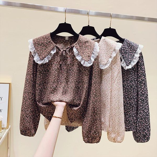 floral chiffon stitch long women blouses sleeved clothes autumn spring summer style feminina womens blouse fashion, White
floral chiffon stitch long women blouses sleeved clothes autumn spring summer style feminina womens blouse fashion, White