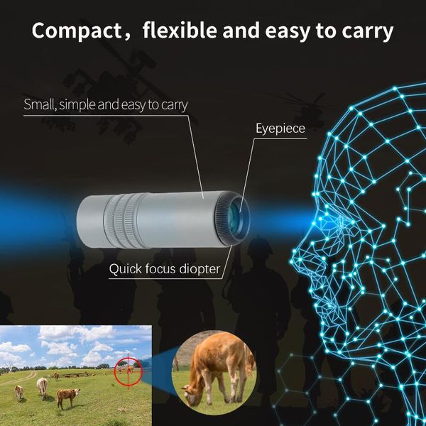 hunting cameras ed 8x20pps tactical telescope monocular 4 colors, portable and convenient
hunting cameras ed 8x20pps tactical telescope monocular 4 colors, portable and convenient