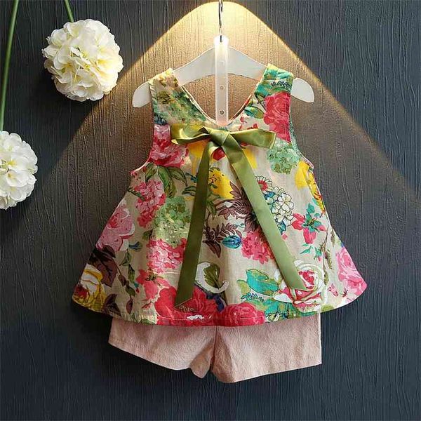 arrivals summer children sets sleeveless print floral dresses pink solid shorts cute 2pcs girls clothes 2-7t 210629, White
arrivals summer children sets sleeveless print floral dresses pink solid shorts cute 2pcs girls clothes 2-7t 210629, White